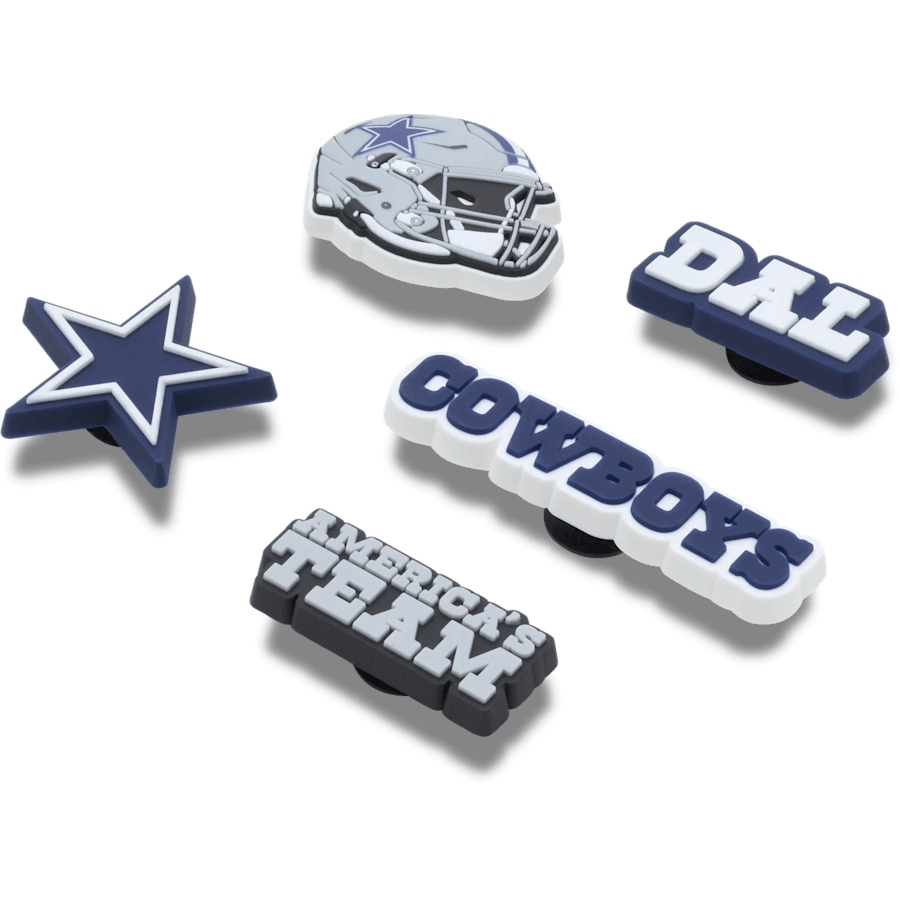 Women / Men Crocs - NFL Dallas Cowboys 5 Pack Jibbitz Shoe Charm
