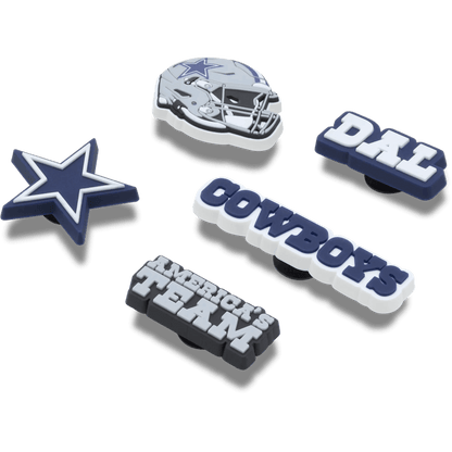 Women / Men Crocs - NFL Dallas Cowboys 5 Pack Jibbitz Shoe Charm