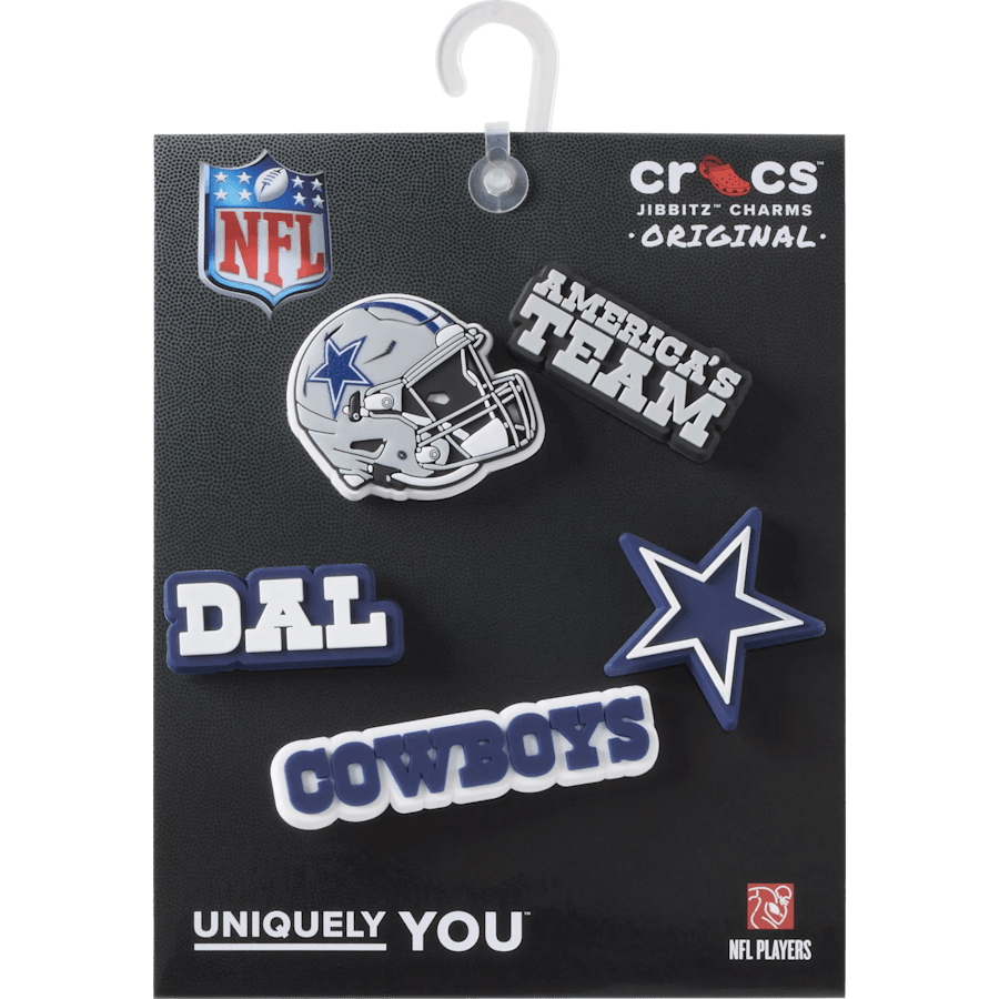 Women / Men Crocs - NFL Dallas Cowboys 5 Pack Jibbitz Shoe Charm