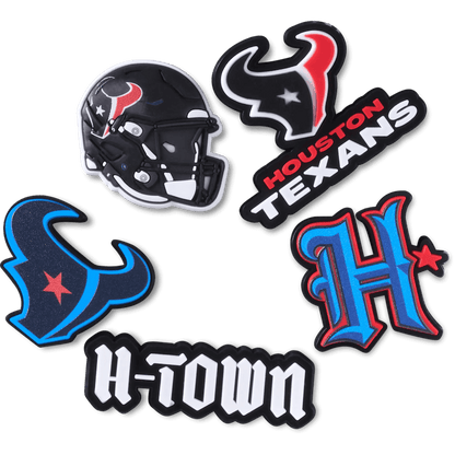 Women / Men Crocs - NFL Houston Texans 5 Pack Jibbitz Shoe Charm