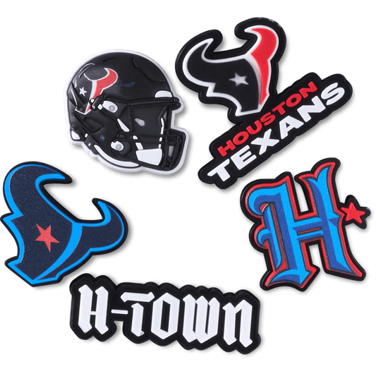 Women / Men Crocs - NFL Houston Texans 5 Pack Jibbitz Shoe Charm