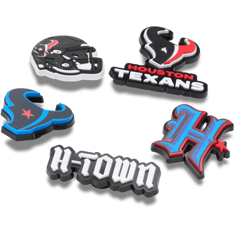 Women / Men Crocs - NFL Houston Texans 5 Pack Jibbitz Shoe Charm