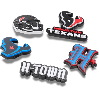 Women / Men Crocs - NFL Houston Texans 5 Pack Jibbitz Shoe Charm