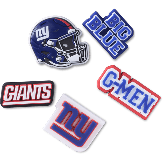 Women / Men Crocs - NFL New York Giants 5 Pack Jibbitz Shoe Charm