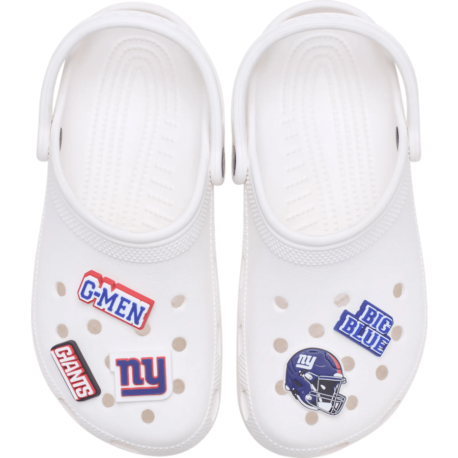 Women / Men Crocs - NFL New York Giants 5 Pack Jibbitz Shoe Charm