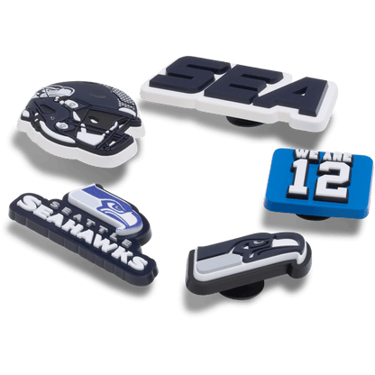 Women / Men Crocs - NFL Seattle Seahawks 5 Pack Jibbitz Shoe Charm