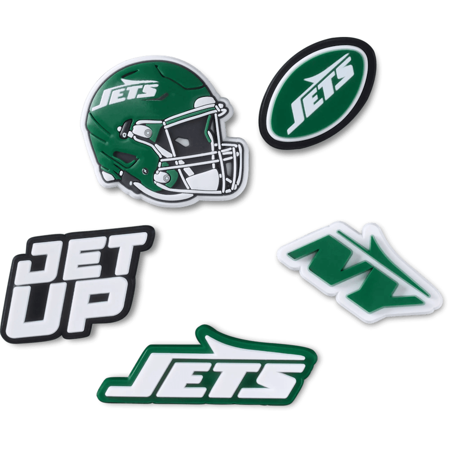 Women / Men Crocs - NFL New York Jets 5 Pack Jibbitz Shoe Charm