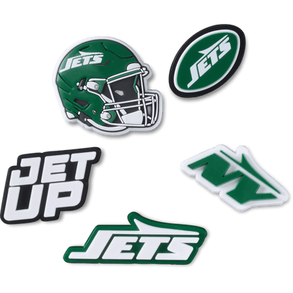 Women / Men Crocs - NFL New York Jets 5 Pack Jibbitz Shoe Charm