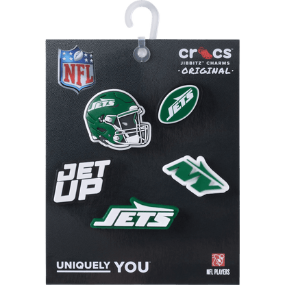 Women / Men Crocs - NFL New York Jets 5 Pack Jibbitz Shoe Charm