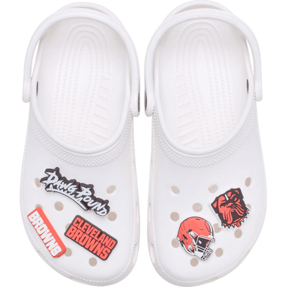 Women / Men Crocs - NFL Cleveland Browns 5 Pack Jibbitz Shoe Charm