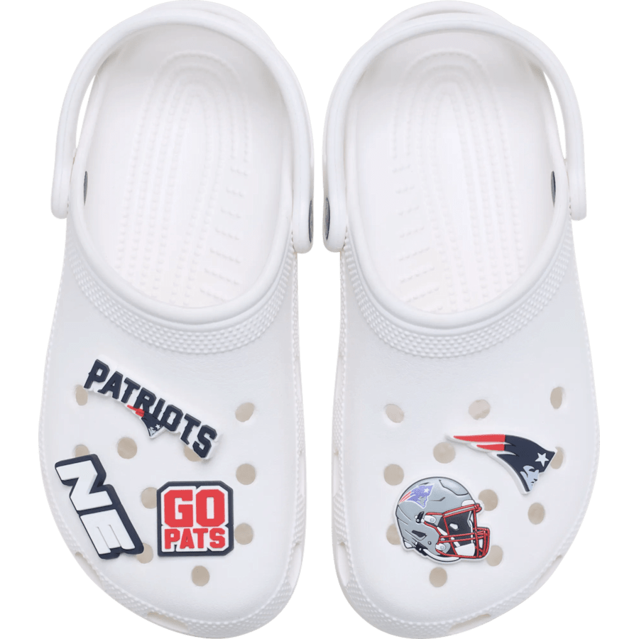 Women / Men Crocs - NFL New England Patriots 5 Pack Jibbitz Shoe Charm