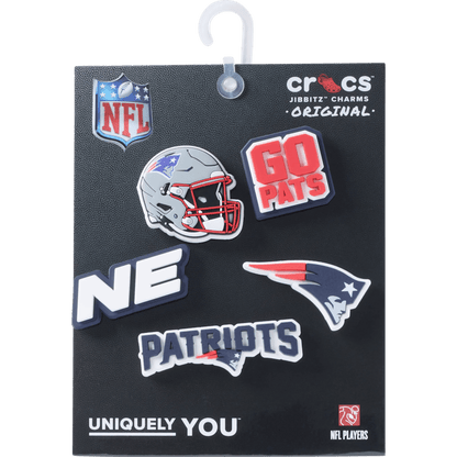 Women / Men Crocs - NFL New England Patriots 5 Pack Jibbitz Shoe Charm