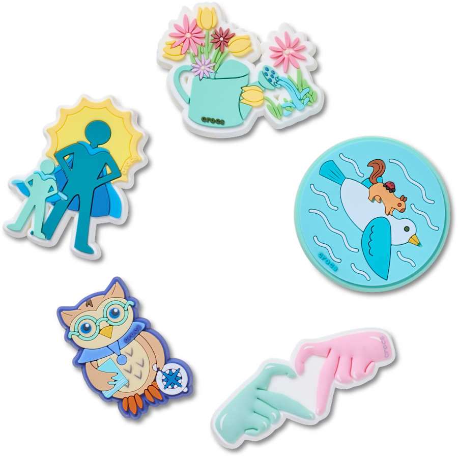 Women / Men Crocs - Got Your Back 5 Pack Jibbitz™ charms