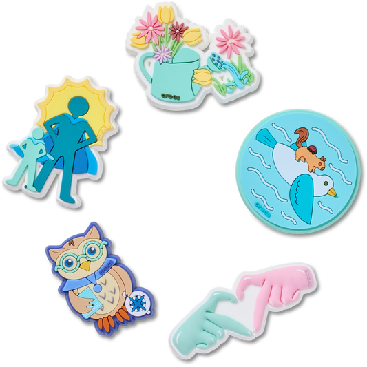 Women / Men Crocs - Got Your Back 5 Pack Jibbitz™ charms