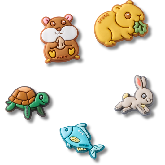 Women / Men Crocs - Super Pets 5 Pack Jibbitz™ charms