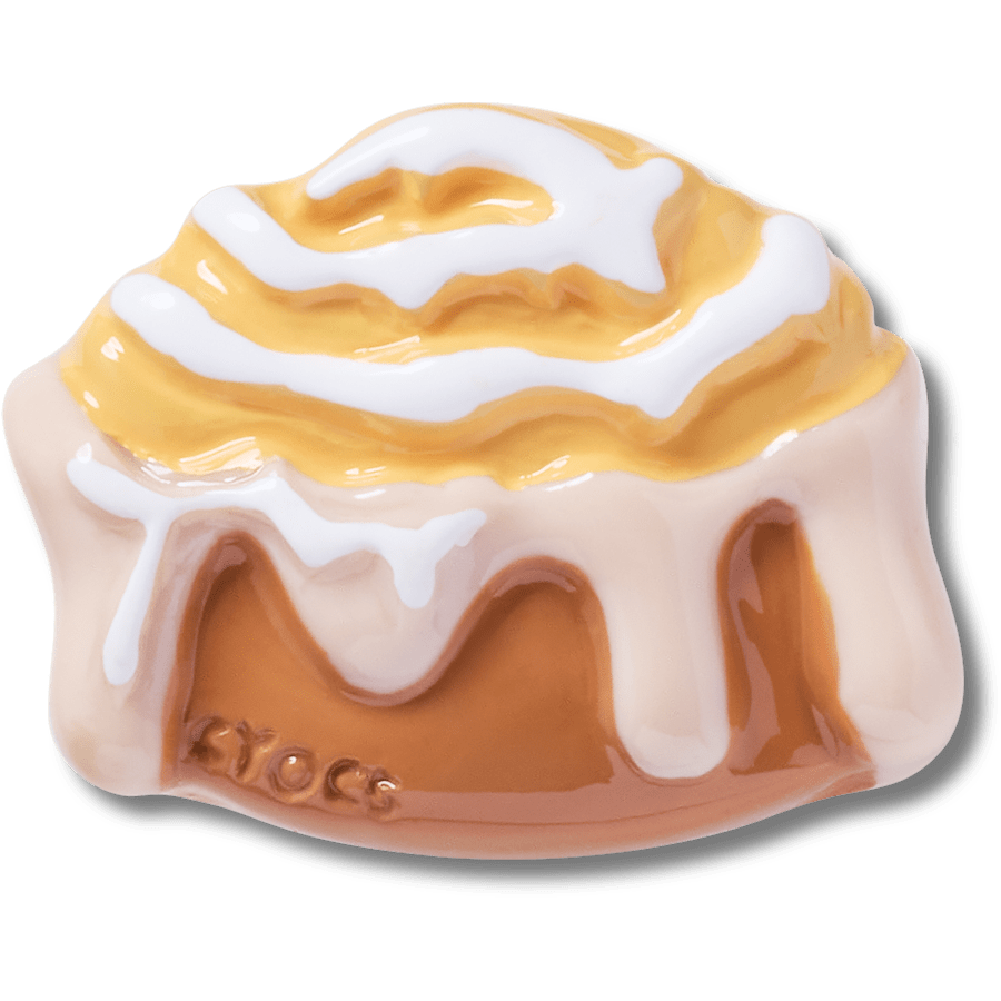 Women / Men Crocs - Cinnamon Roll with Icing Jibbitz™ charms