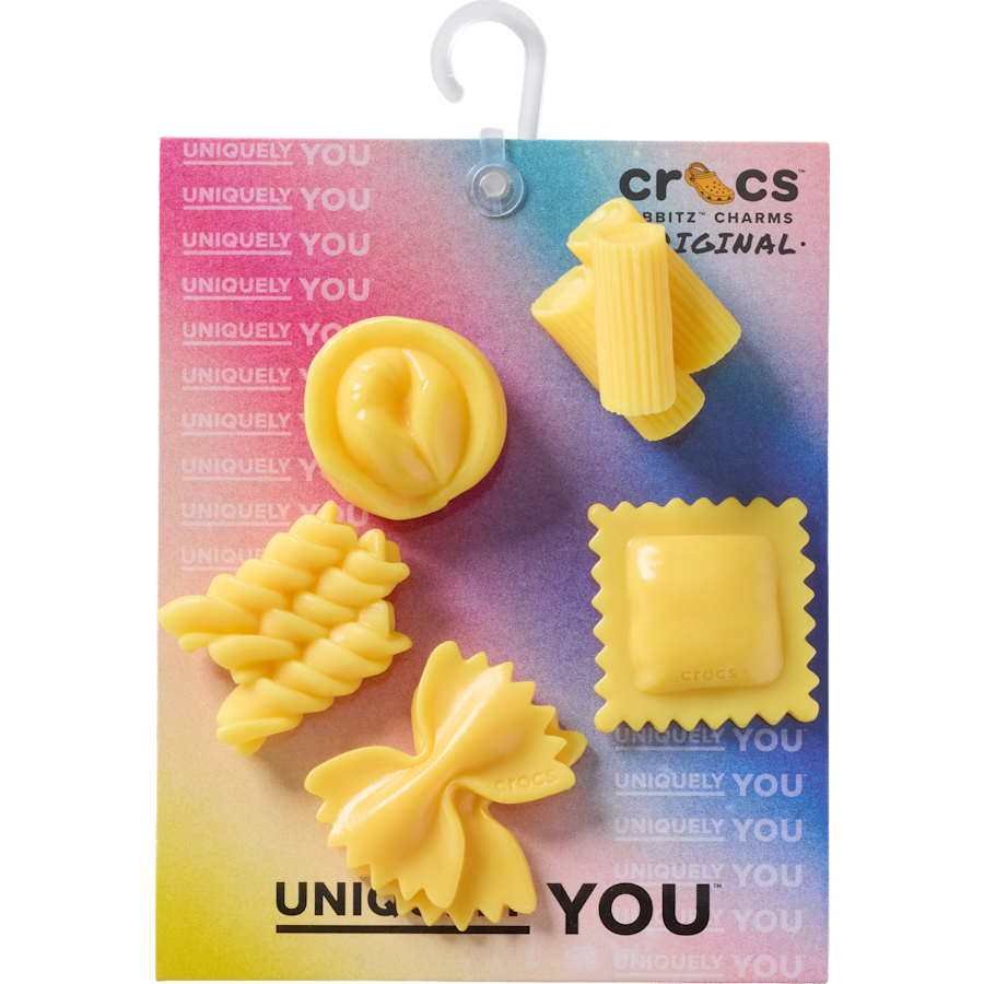 Women / Men Crocs - Realistic Pasta 5 Pack Jibbitz™ charms