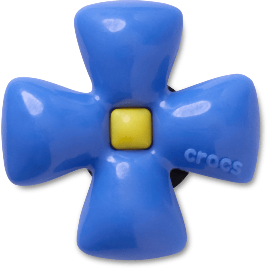 Women / Men Crocs - Puffy Blue Flower Jibbitz™ charms