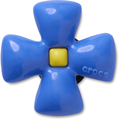 Women / Men Crocs - Puffy Blue Flower Jibbitz™ charms