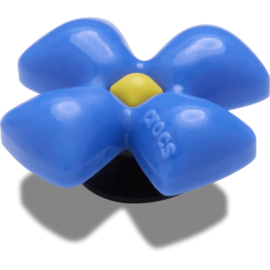 Women / Men Crocs - Puffy Blue Flower Jibbitz™ charms