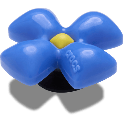 Women / Men Crocs - Puffy Blue Flower Jibbitz™ charms