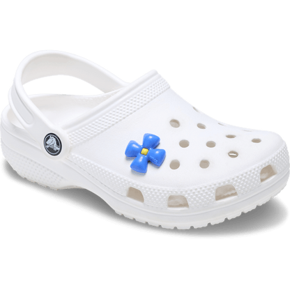 Women / Men Crocs - Puffy Blue Flower Jibbitz™ charms