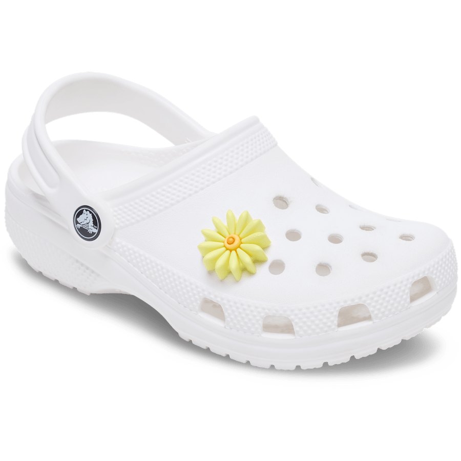 Women / Men Crocs - Puffy Yellow Daisy Jibbitz™ charms