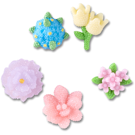 Women / Men Crocs - Beaded Flowers 5 Pack Jibbitz™ charms