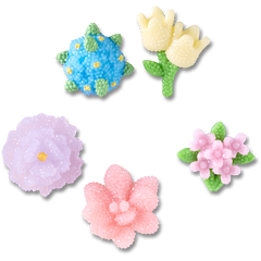Crocs Beaded Flowers 5 Pack Jibbitz™ charms Women|Men|Jibbitz™ Charms