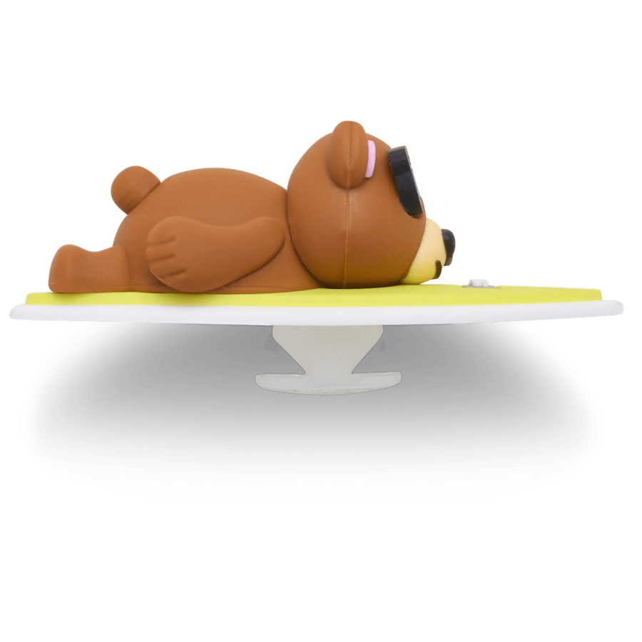 Women / Men Crocs - 3D Surfing Bear Jibbitz™ charms
