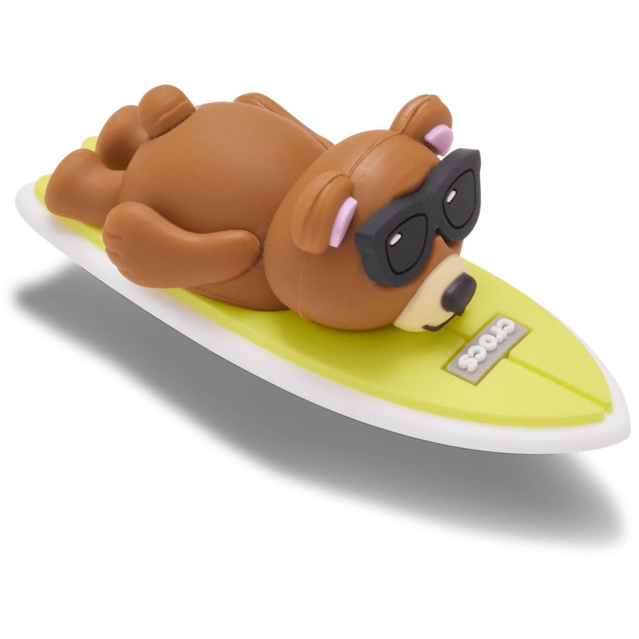 Women / Men Crocs - 3D Surfing Bear Jibbitz™ charms
