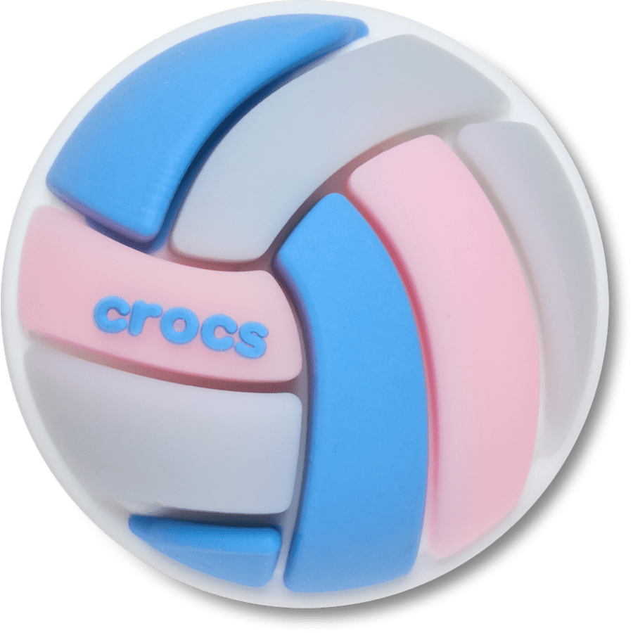 Women / Men Crocs - 3D Pastel Volleyball Jibbitz™ charms