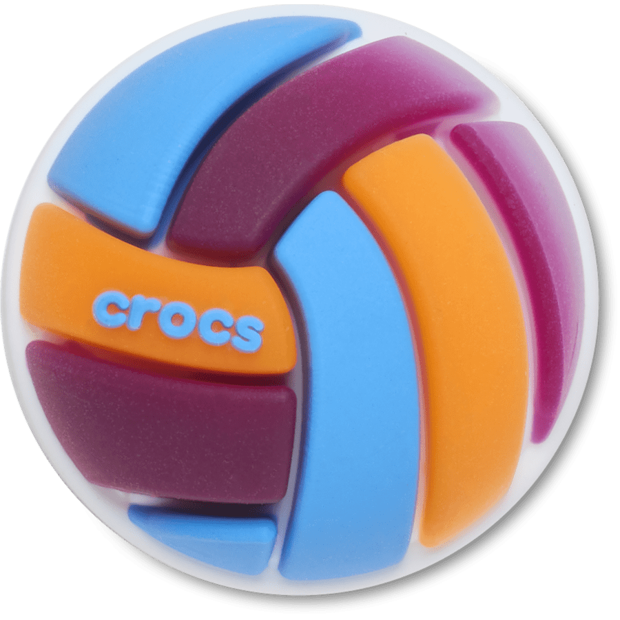 Women / Men Crocs - 3D Pastel Volleyball Jibbitz™ charms