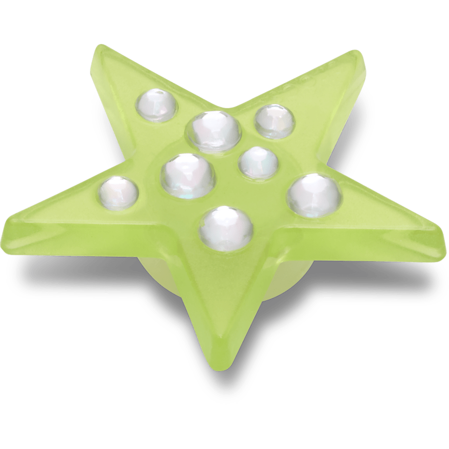 Women / Men Crocs - Green Gem Star Jibbitz™ charms