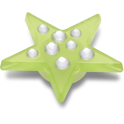 Women / Men Crocs - Green Gem Star Jibbitz™ charms