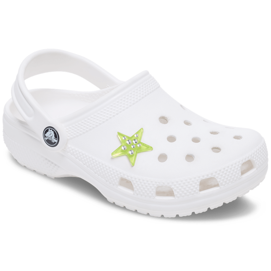 Women / Men Crocs - Green Gem Star Jibbitz™ charms