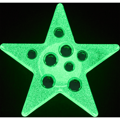 Women / Men Crocs - Green Gem Star Jibbitz™ charms