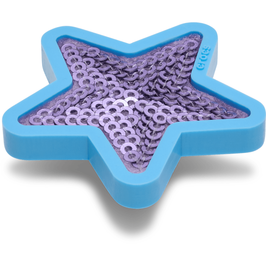 Women / Men Crocs - Purple Sequin Star Jibbitz™ charms