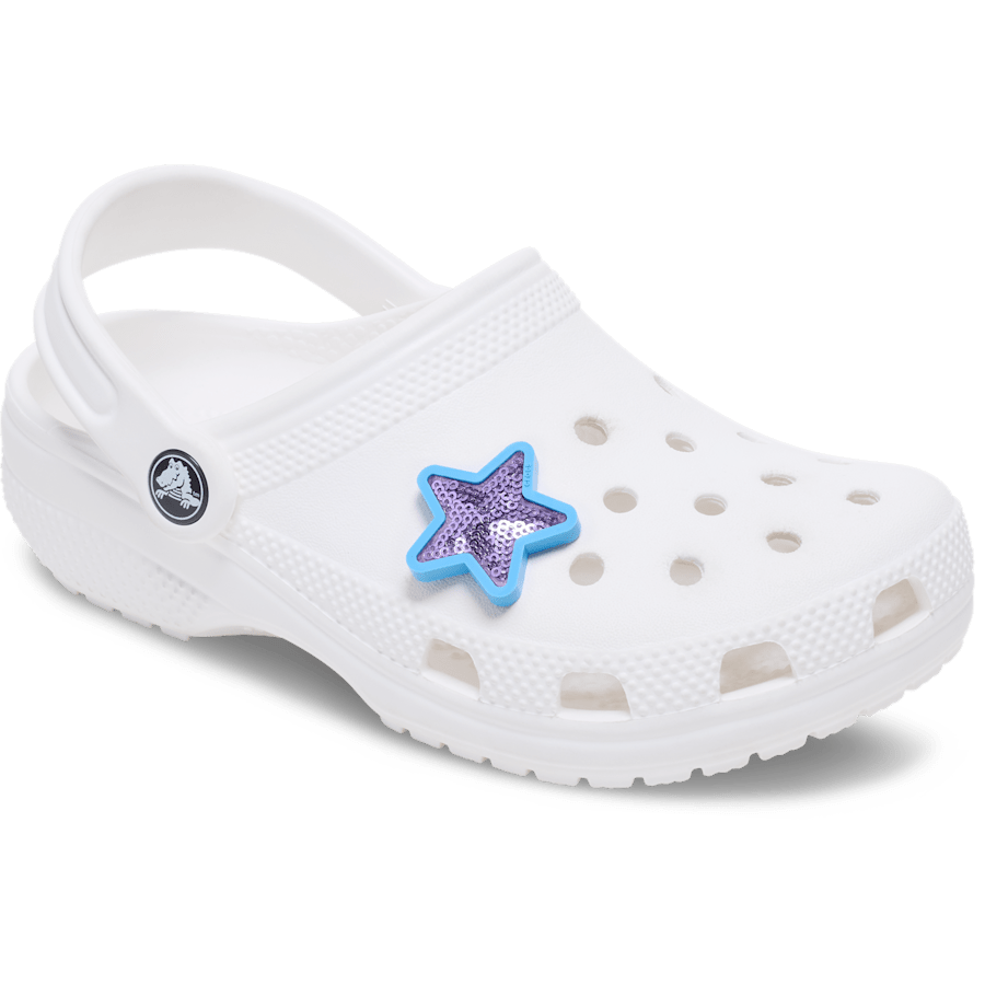 Women / Men Crocs - Purple Sequin Star Jibbitz™ charms