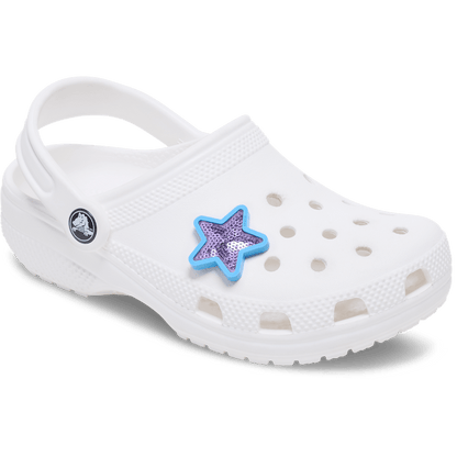 Women / Men Crocs - Purple Sequin Star Jibbitz™ charms