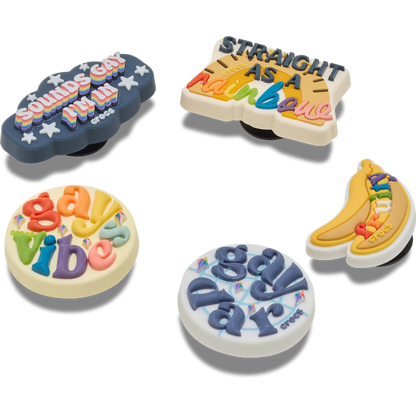 Women / Men Crocs - Irreverent Pride 5 Pack Jibbitz™ charms
