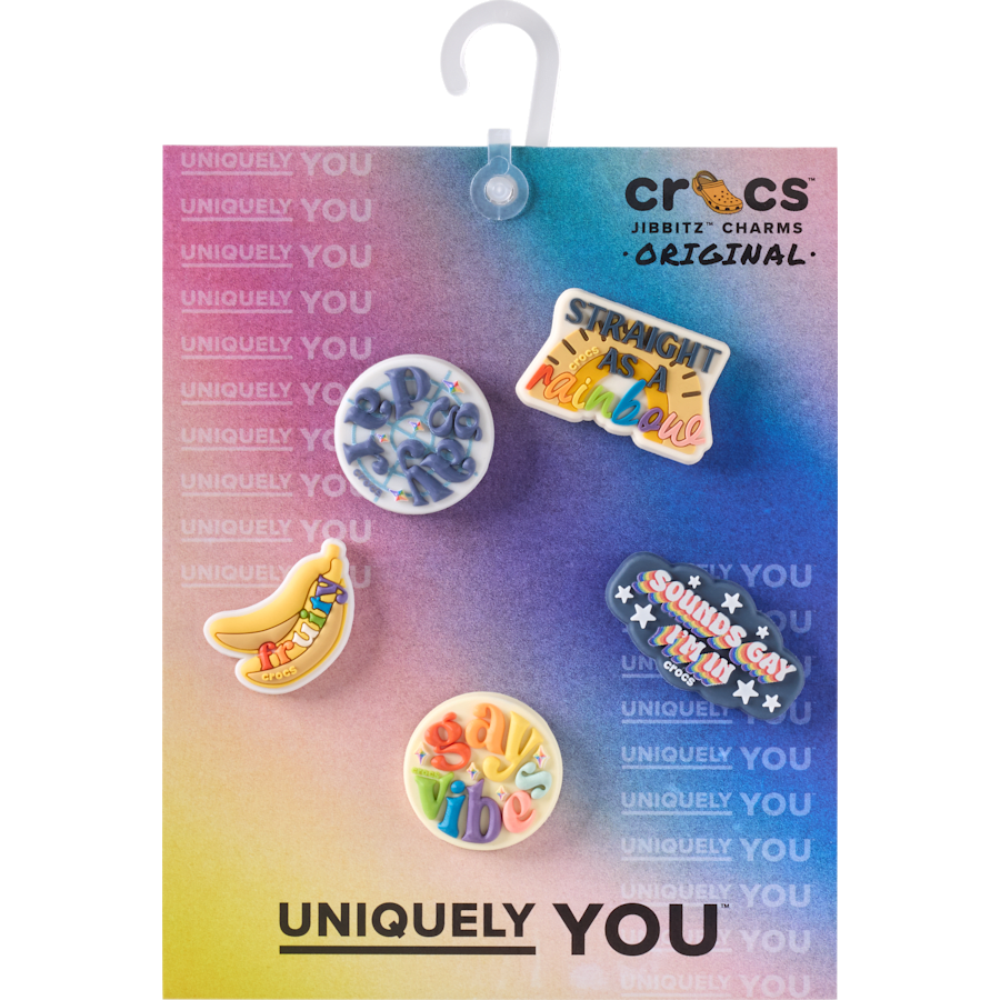 Women / Men Crocs - Irreverent Pride 5 Pack Jibbitz™ charms