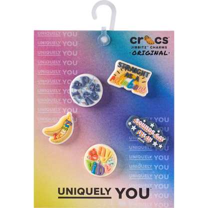 Women / Men Crocs - Irreverent Pride 5 Pack Jibbitz™ charms