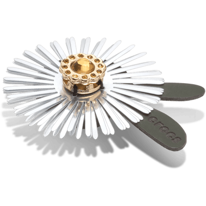 Women / Men Crocs - Silver Sequin Flower Jibbitz™ charms