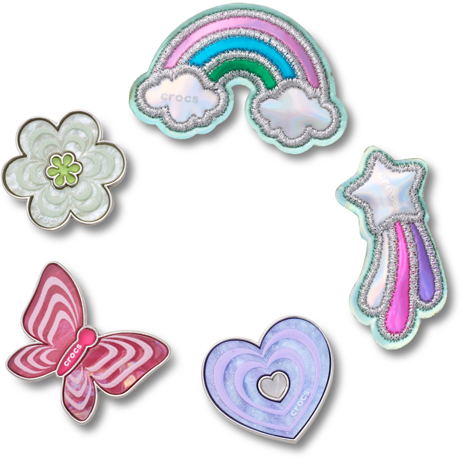 Women / Men Crocs - Funky Girly Icons 5 Pack Jibbitz™ charms