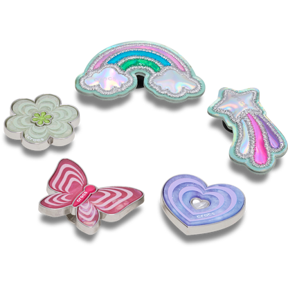 Women / Men Crocs - Funky Girly Icons 5 Pack Jibbitz™ charms