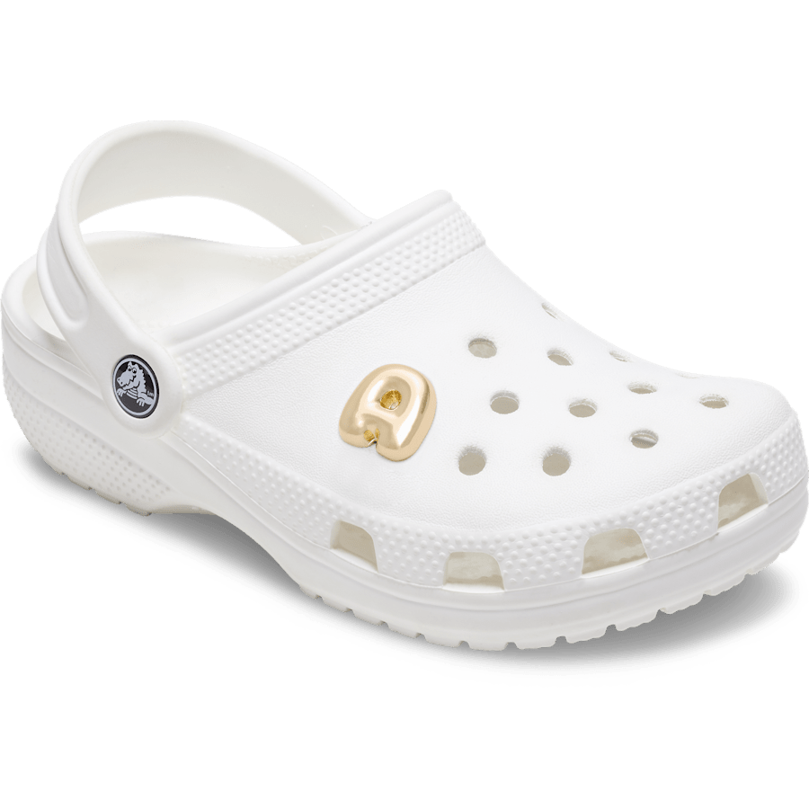 Women / Men Crocs - Gold Bubble Letter A Jibbitz™ charms
