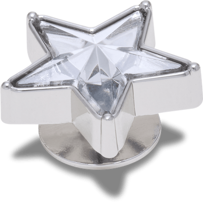Women / Men Crocs - Silver Gem Sparkle Star Jibbitz™ charms
