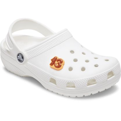Women / Men Crocs - Orange Sparkly Number 13 Jibbitz™ charms
