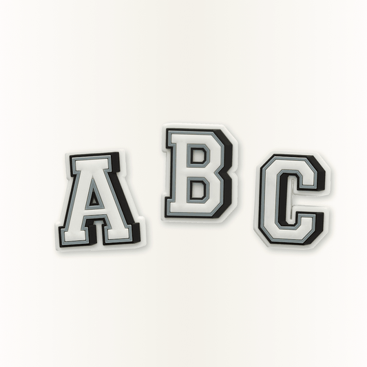 Women / Men Crocs - Letter A-Z Jibbitz Shoe Charm